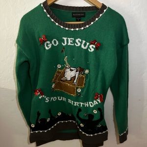 jesus christmas sweater